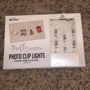 Fairy lights w/ photo clips